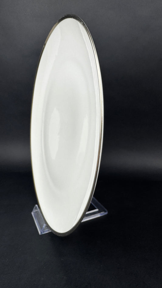 Plat à tarte Raynaud modèle Fontainebleau platine