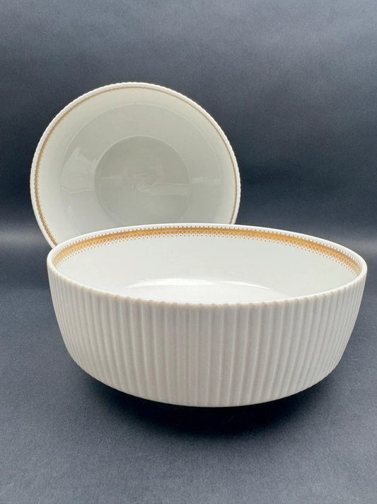 Rosenthal Tapio Wirkkala paire de saladiers Ondulation