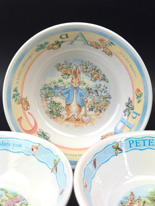 Lot de 3 bols en porcelaine Peter Rabbit Wedgwood