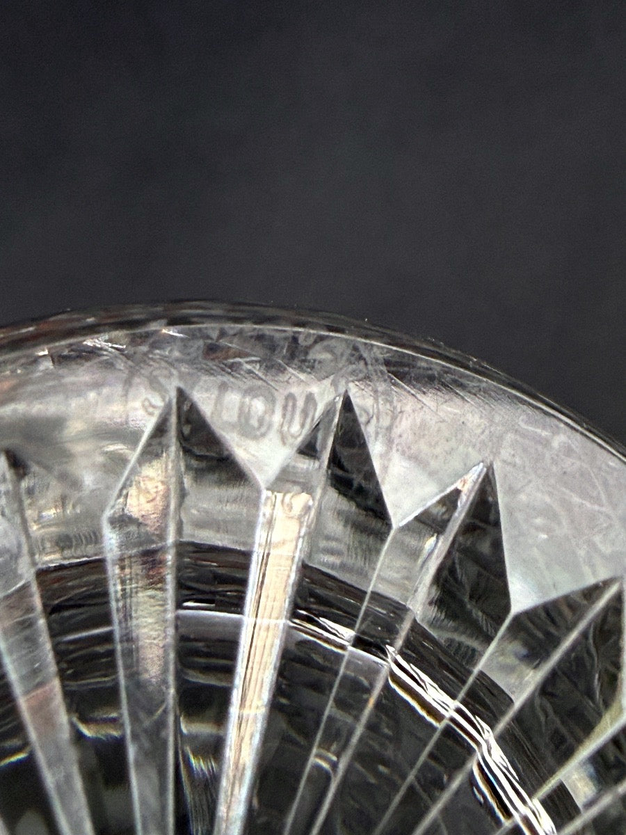 Saint-Louis modèle Tommy, suite de 6 chopes 13 cm