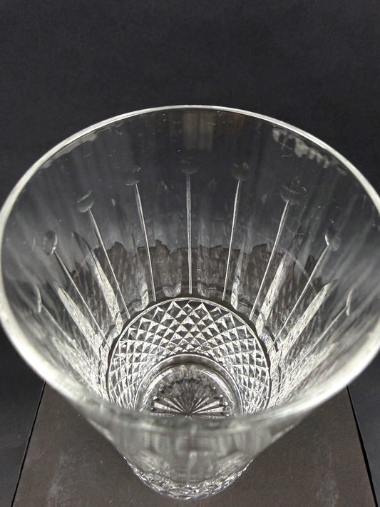 Saint-Louis modèle Tommy, suite de 2 chopes 14 cm