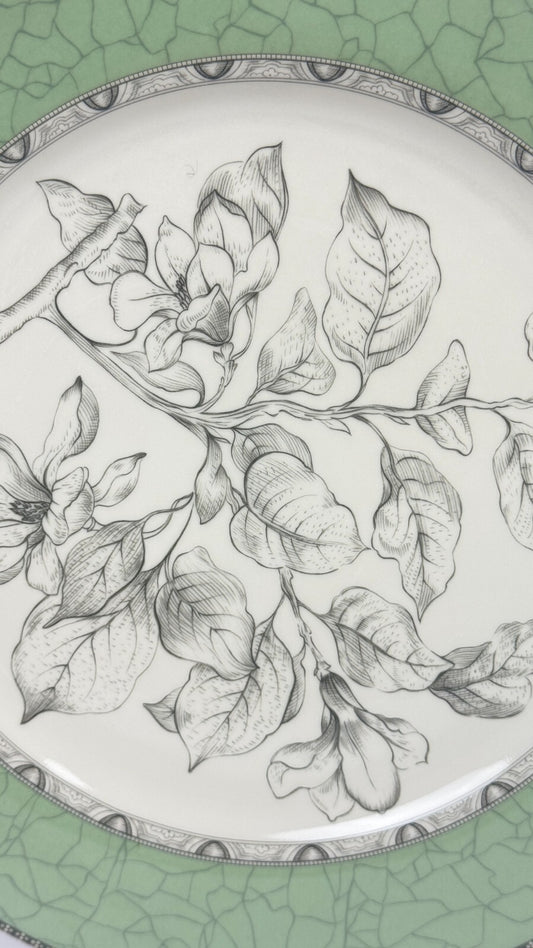 Pierre Frey pour Philippe Deshoulières, 6 assiettes de présentation Lorraine