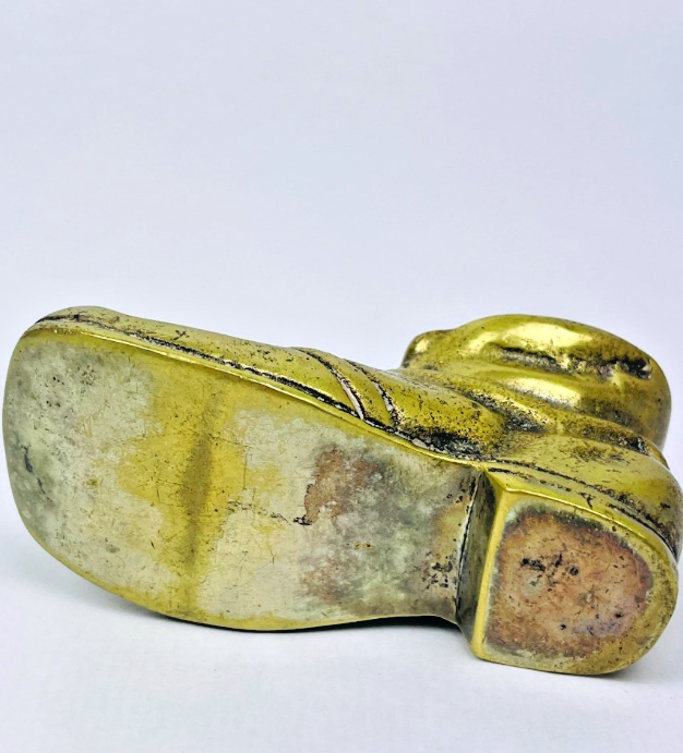 Presse-papiers, Pyrogène...chaussure, soulier En Bronze