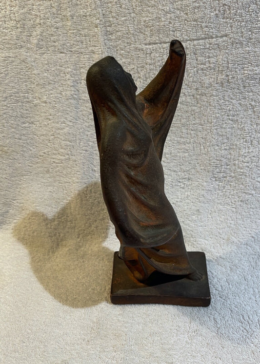 Ancienne statuette Tanagra en terre cuite