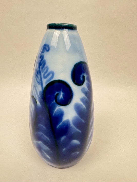 Vase n°5 Tharaud - Années 1950/60 - Décor Flambé Bleu Rare