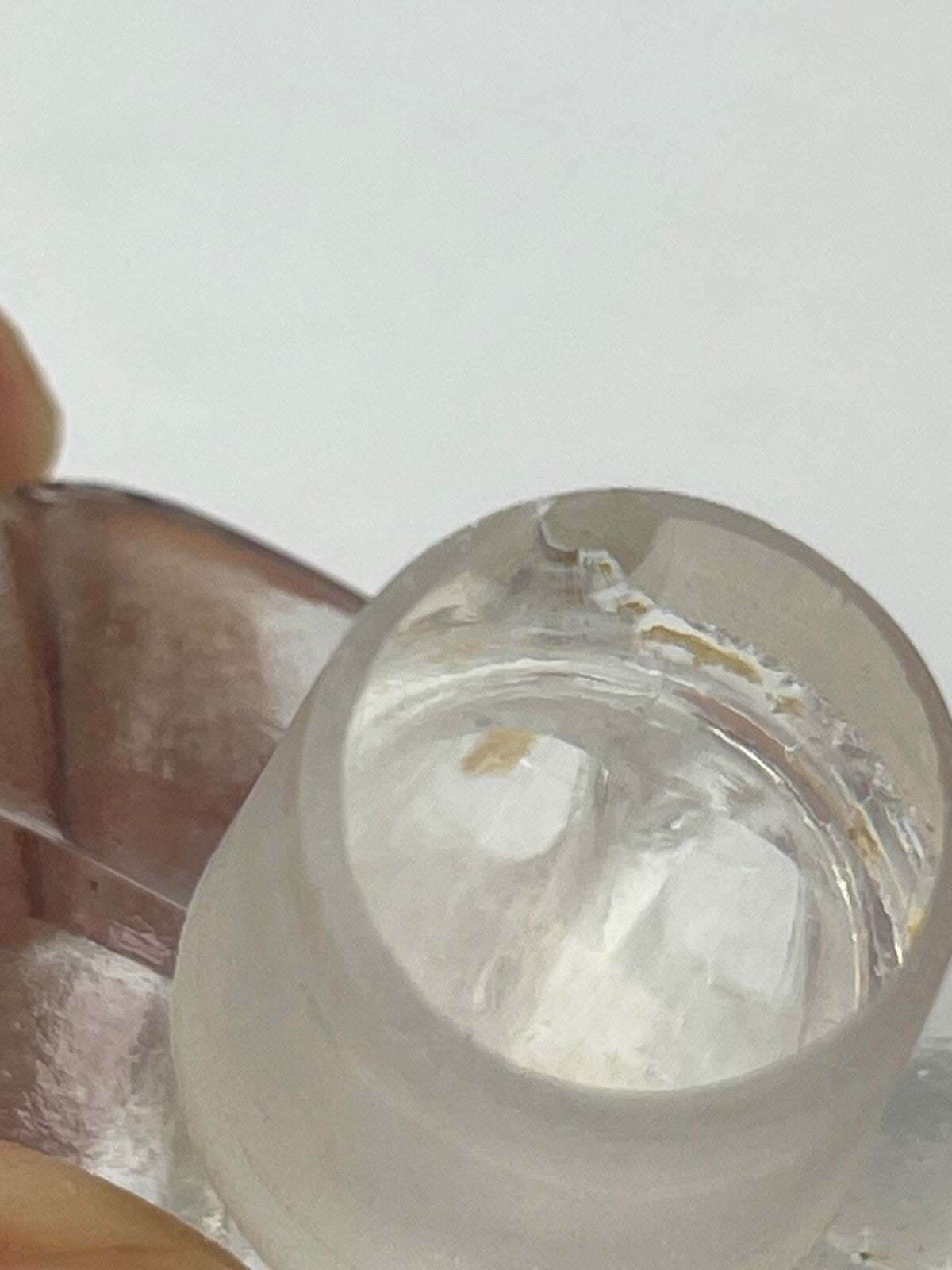 ANCIEN FLACON A PARFUM MITSOUKO EN CRISTAL DE BACCARAT