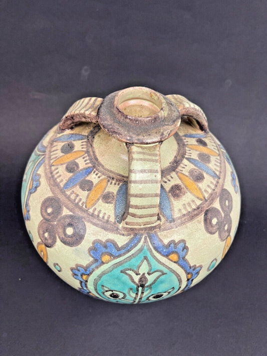 Tunisie, Cruche En Faïence Début 20ème Ibn Ben Sedrine Nabeul