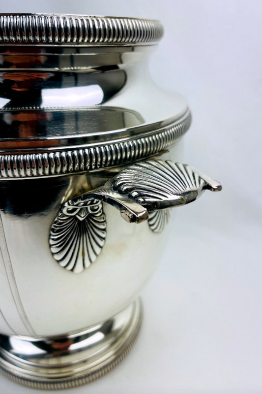 Rafraîchîssoir, Seau à Champagne En Métal Argenté Orfèvrerie Phenix