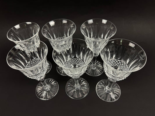 Saint-Louis, modèle Tommy, suite de 6 verres à Porto, taille 5