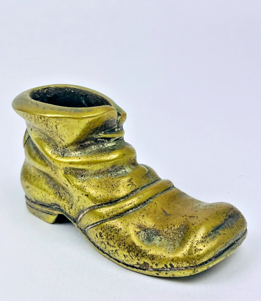 Presse-papiers, Pyrogène...chaussure, soulier En Bronze