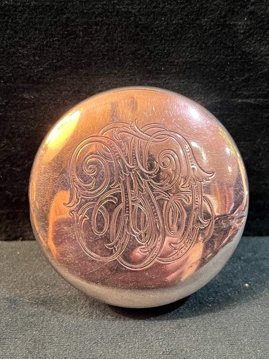 Boîte à pilules en argent massif anglais, Birmingham