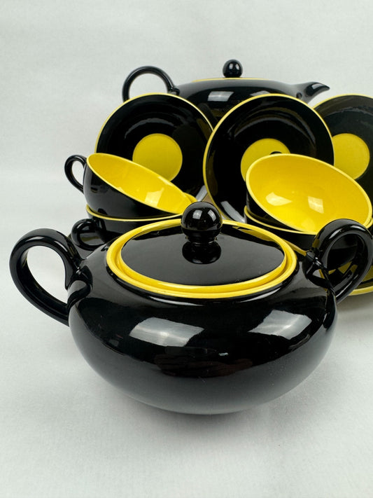 Service à thé Villeroy & Boch - Mettlach / France-Sarre vers 1950, "Biarritz"