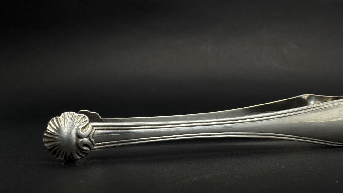 CHRISTOFLE ANCIENNE PINCE A SUCRE METAL ARGENTE art deco sugar tongs
