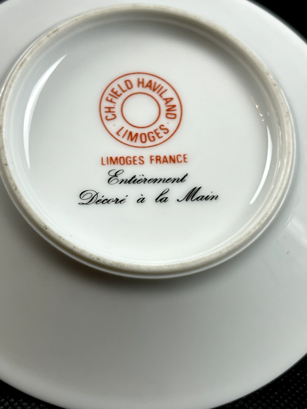 Tasse à café Haviland, modèle Ambassade Jaune