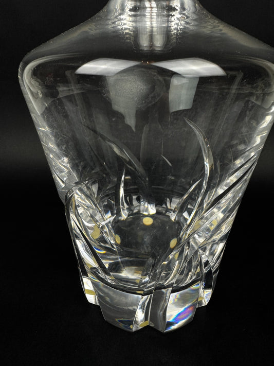 Carafe en cristal de Sèvres taillé avec bouchon 35 cm
