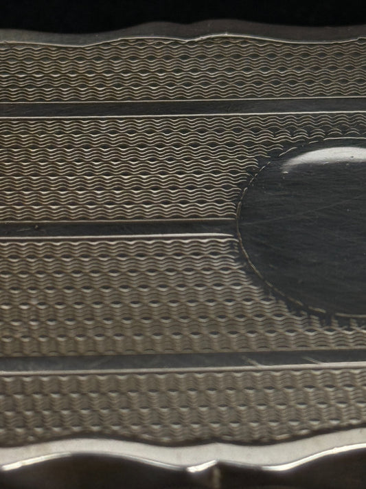 Tabatière en argent, Chester 1925