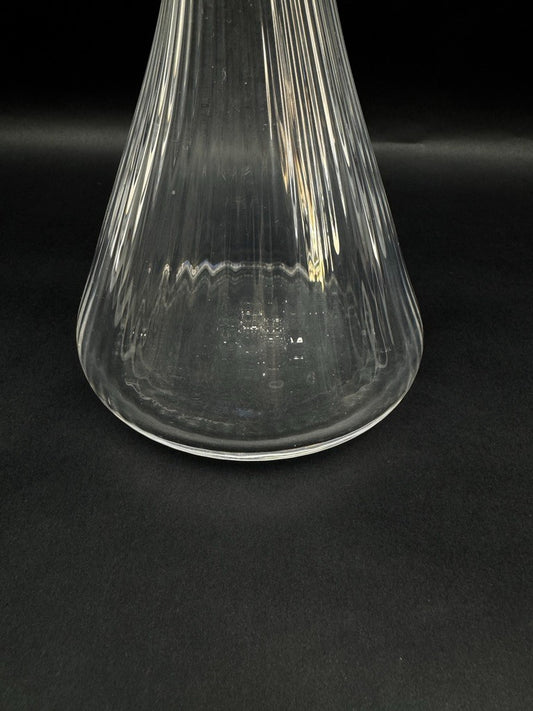 Vase Daum Nancy en cristal clair, XXe siècle