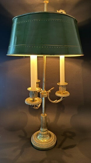 Lampe bouillotte en bronze XIXème