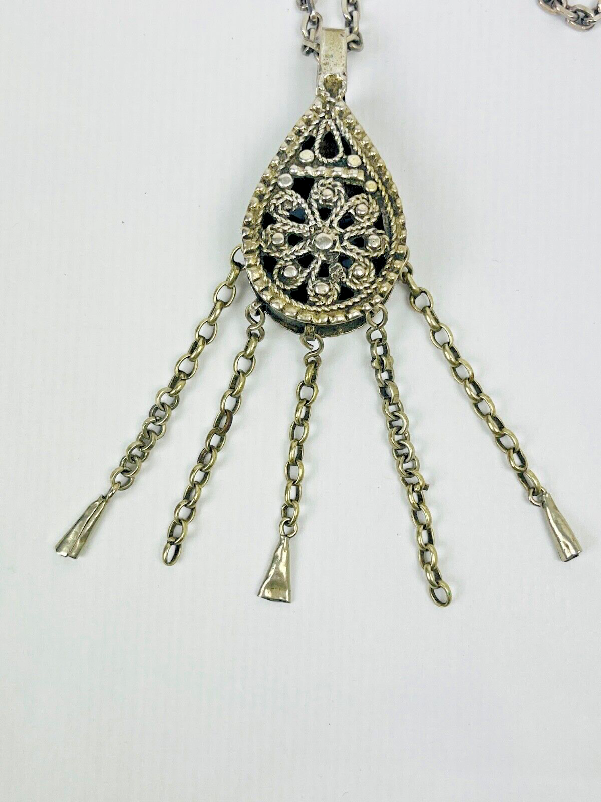 Ancien pendentif Kabyle, Berbère, Meskia