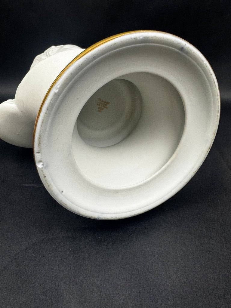 Tharaud Limoges, buste d'Alexandre Brongniart d'après Houdon