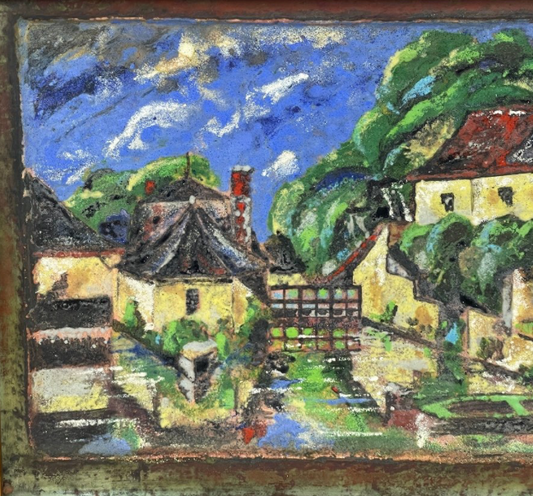 Huile Sur Cuivre Dans Le Goût De François Desnoyer