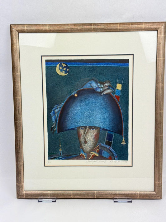 Lithographie Alexander Ivanov 1950-1996 Bonne nuit