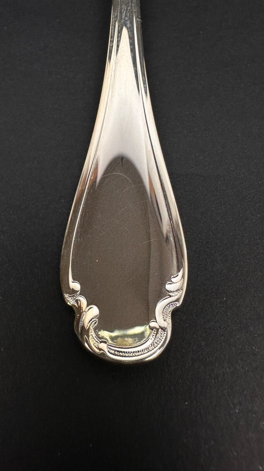 Christofle, cuillère à soupe, modèle Pompadour, Paris. Neuve.