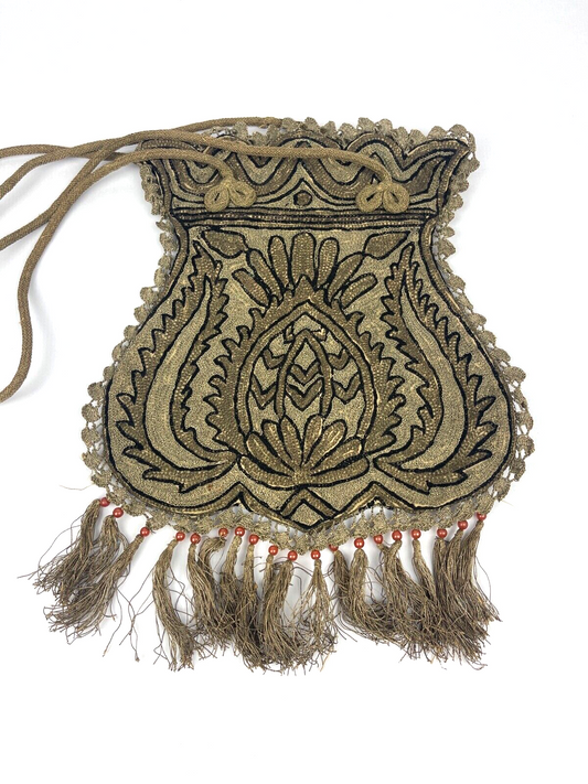 Ancienne bourse, aumônière Ottomane 19ème