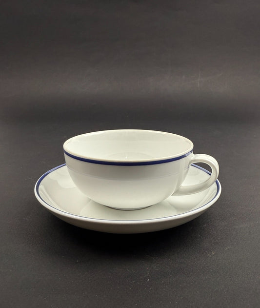 Suite de 6 tasses à thé Geneviève Lethu modèle Filea 1995