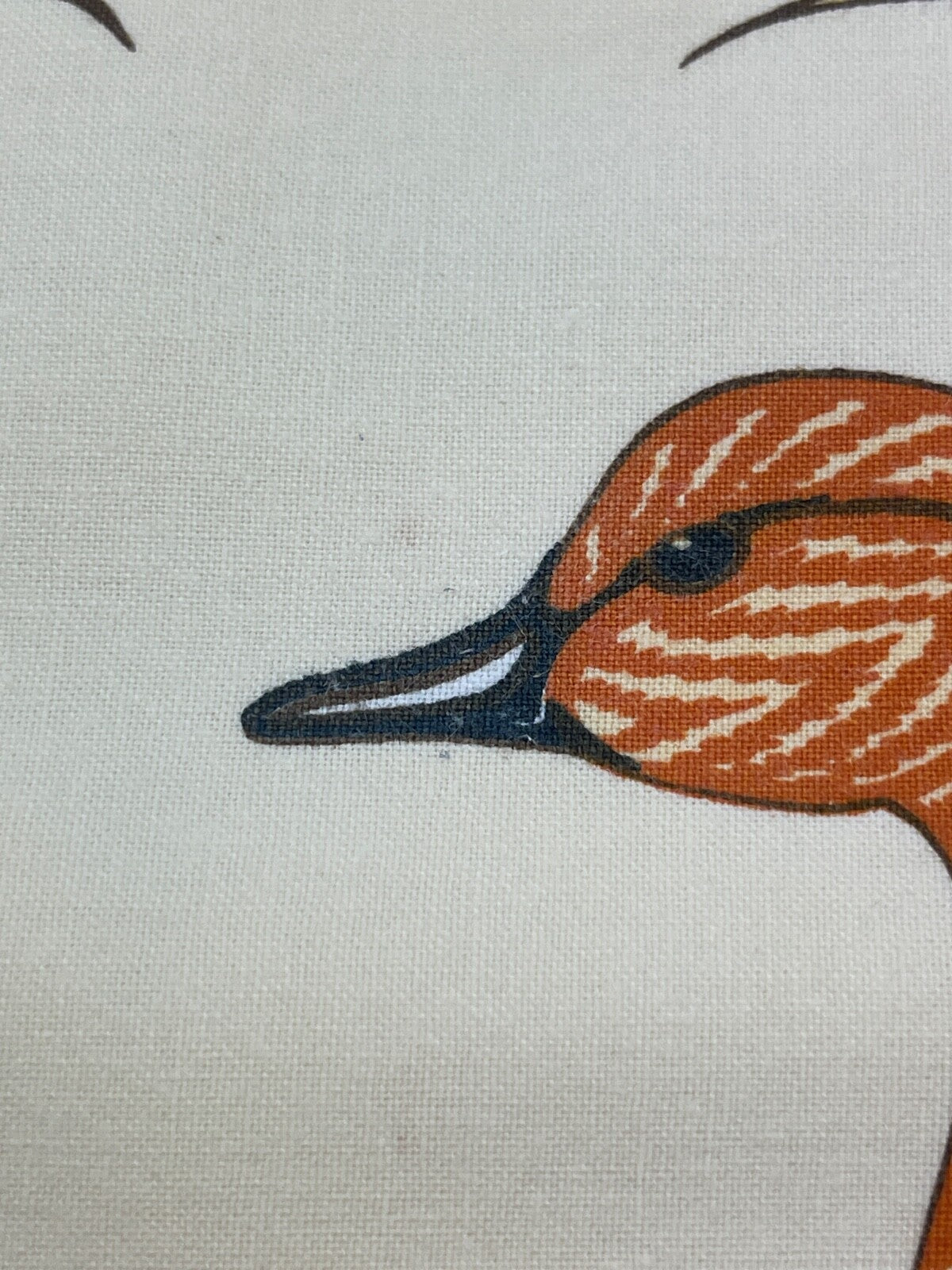 Hermès suite de 6 sets de table et 6 serviettes motif au canard