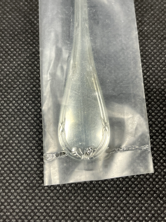 Petite cuillère, Christofle modèle Rubans, neuve sous blister, 13,5 cm