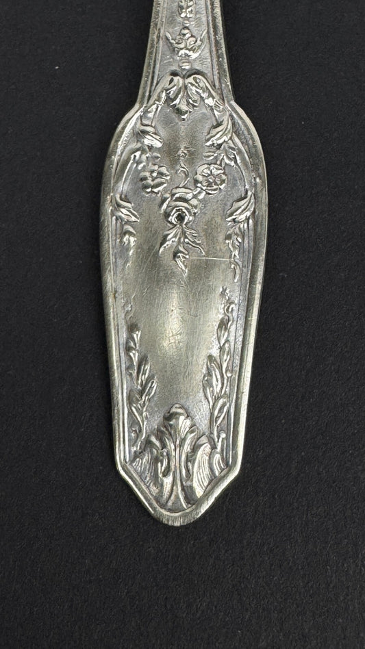 Ancienne Saupoudreuse de Style Louis XV en Métal Argenté 13 cm vers 1900