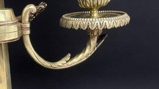 Lampe bouillotte en bronze XIXème