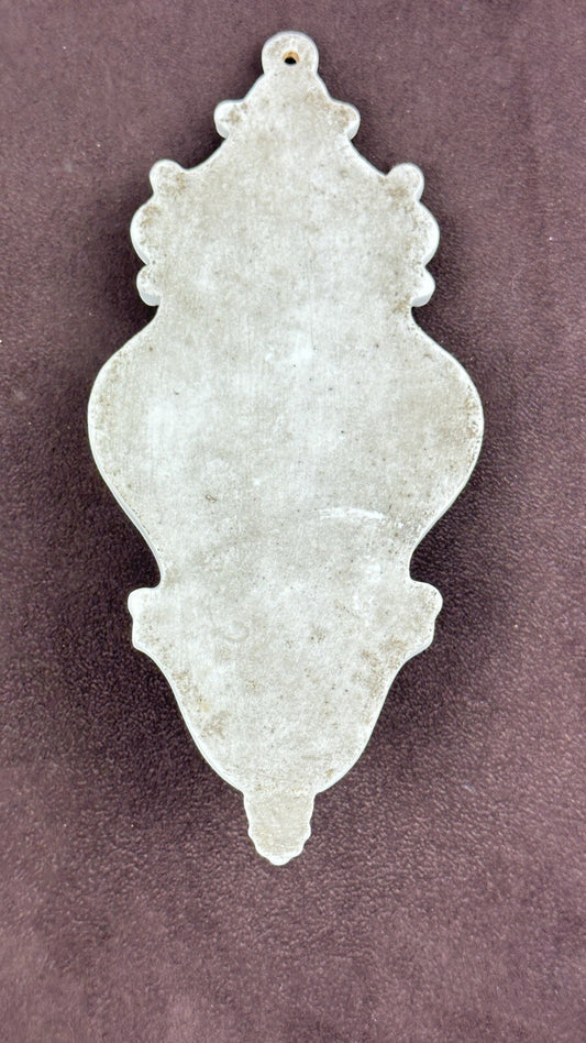 Bénitier de chevet 19ème en porcelaine de Paris n°31