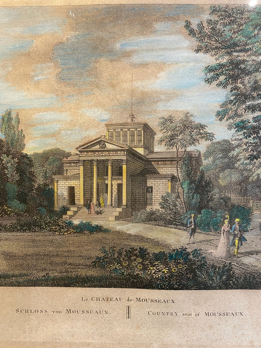 Le Château de MOUSSEAUX, Alexandre de Laborde, 1808, Jardins de France