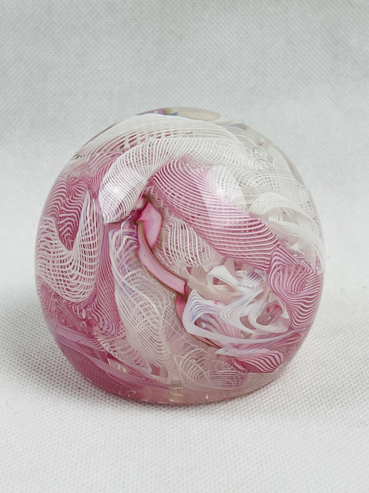 Presse papier - sulfure, Latticino - n° 44