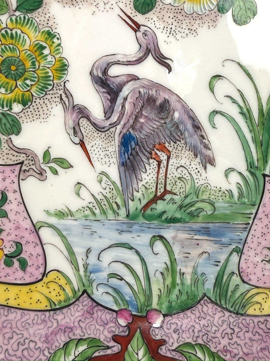 Plat en porcelaine de Limoges, Henri Creange