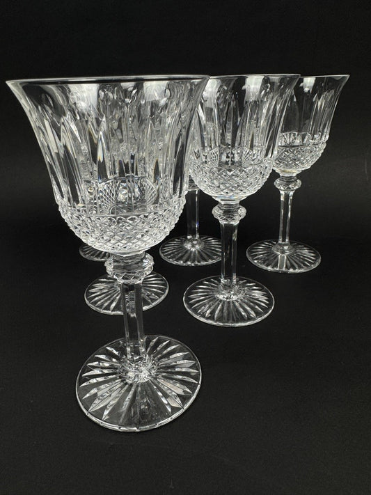 saint-Louis, modèle Tommy, suite de 6 verres à vin blanc, taille 4