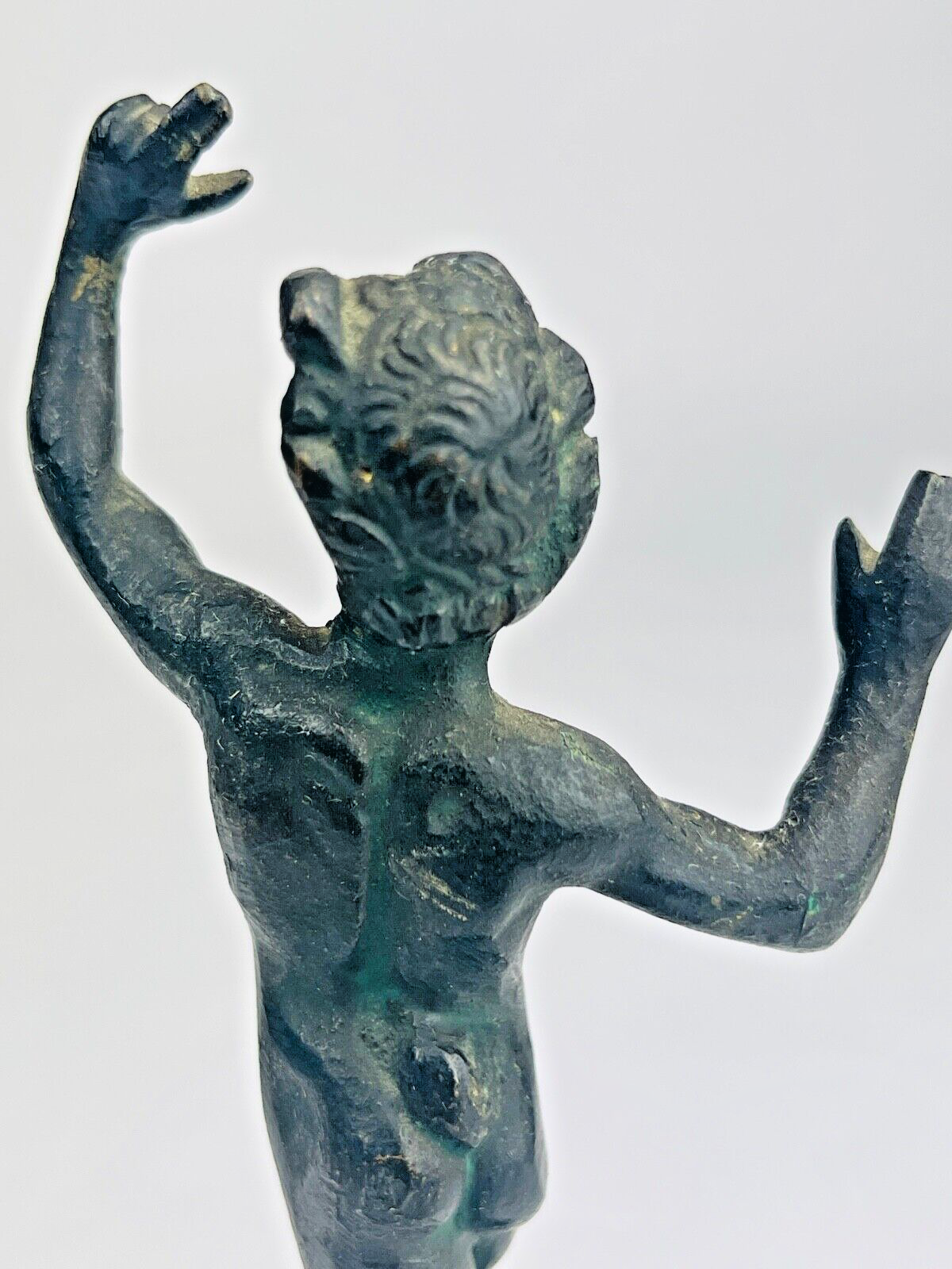 Sujet En Bronze, Réduction, Le Faune Dansant De Pompei