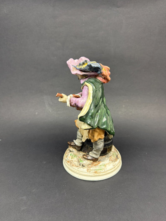Musicien en porcelaine Capodimonte