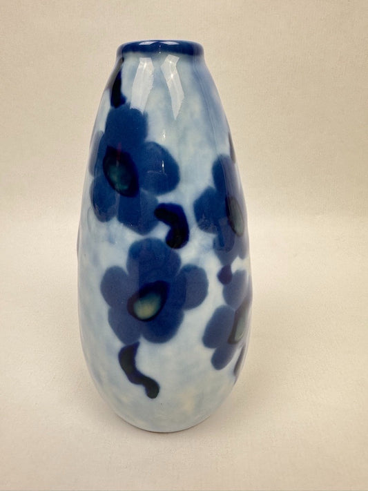 Vase n°4 Tharaud - Années 1950/60 - Décor Flambé Bleu Rare