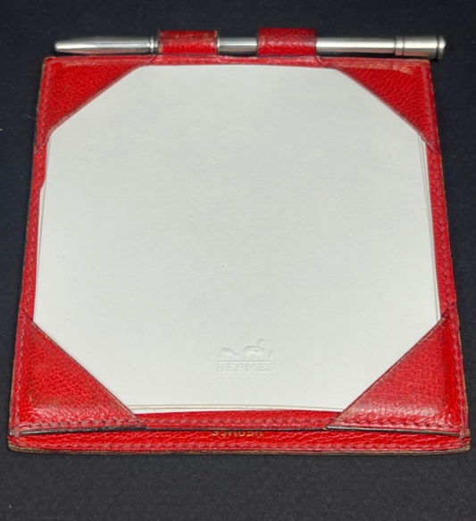 Porte-notes en cuir Hermès