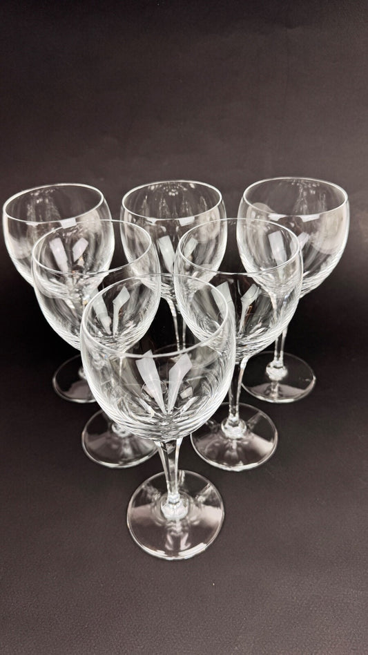 Lalique suite de 6 verres à eau modèle Tuileries