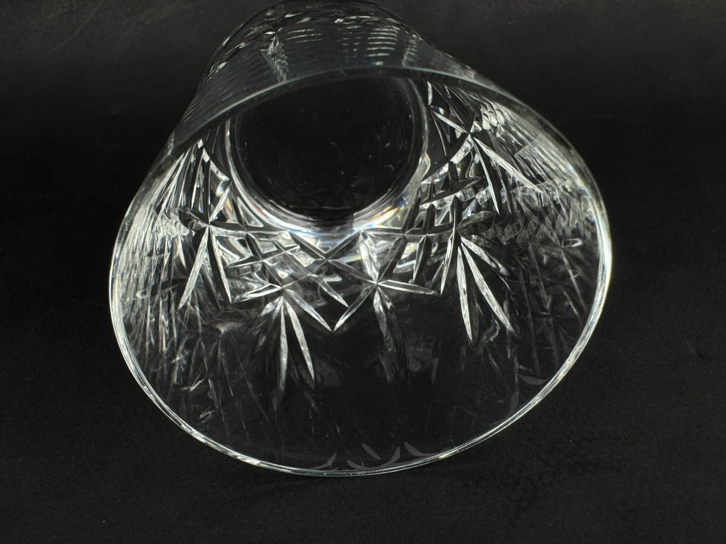 3 verres à whisky – cristal taillé d’Écosse
