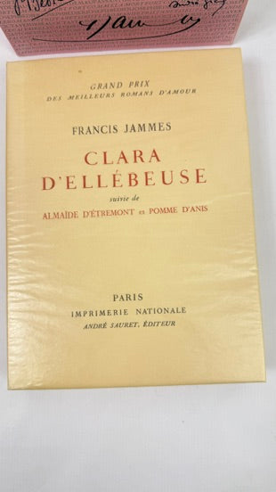 Francis Jammes – Clara d'Ellébeuse, eau-forte de Michel Ciry, Imprimerie Nationale / André Sauret, ex. n° 1225
