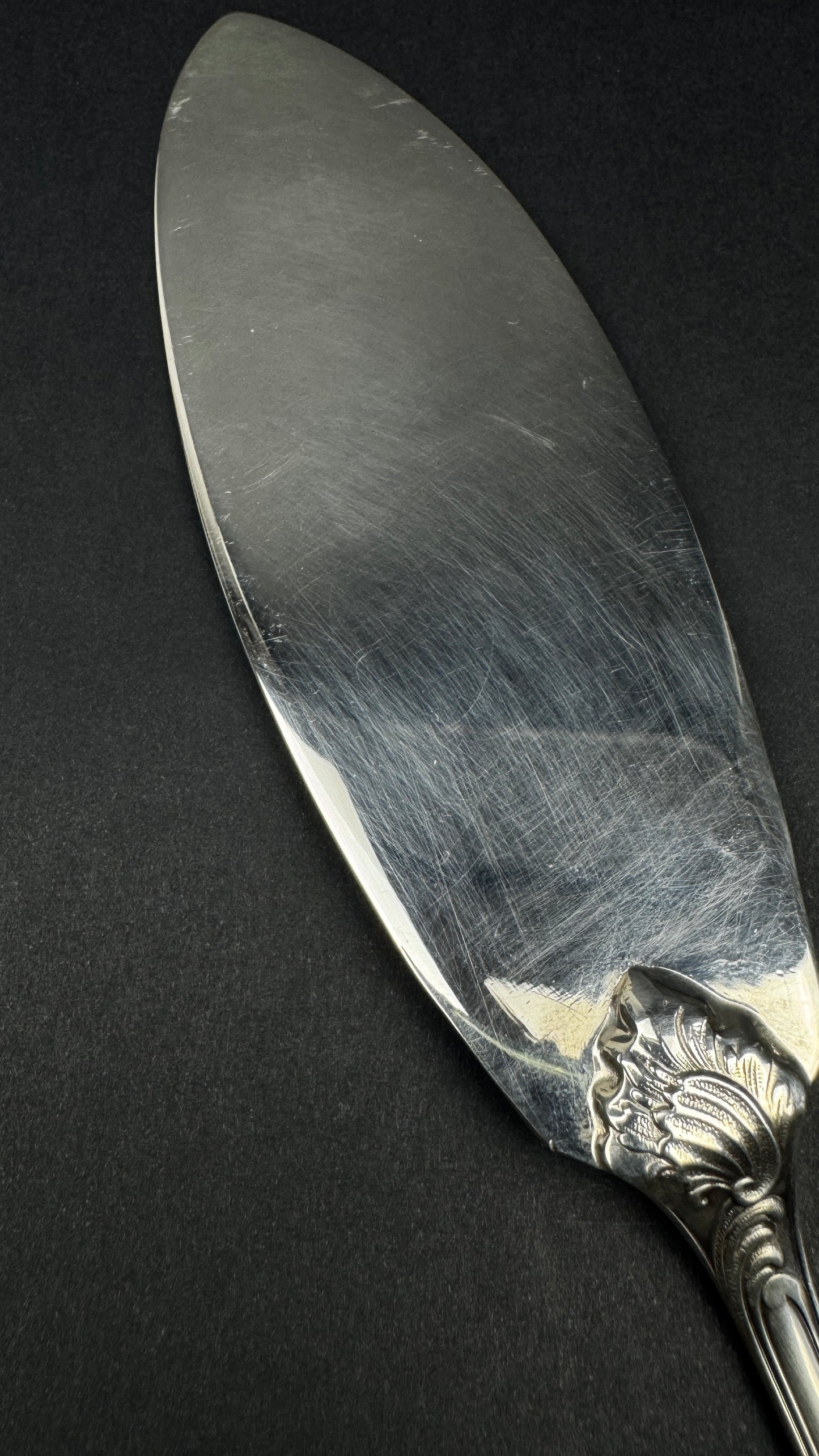 Pelle a servir le poisson Christofle Marly metal argente annees 80