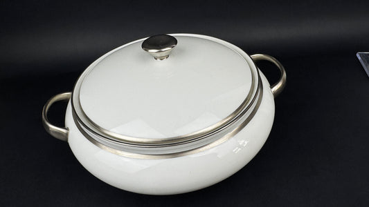 Soupière Raynaud modèle Fontainebleau platine