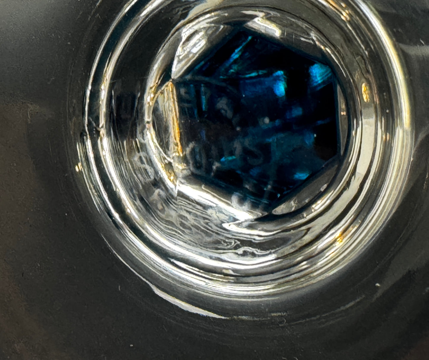 6 verres cristal Saint-Louis modèle Monaco 6 couleurs H. 21,5 cm signés