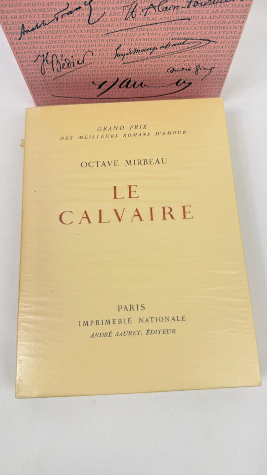 Octave Mirbeau – Le Calvaire, lithographie originale d'André Minaux, Imprimerie Nationale / André Sauret, ex. n° 1225