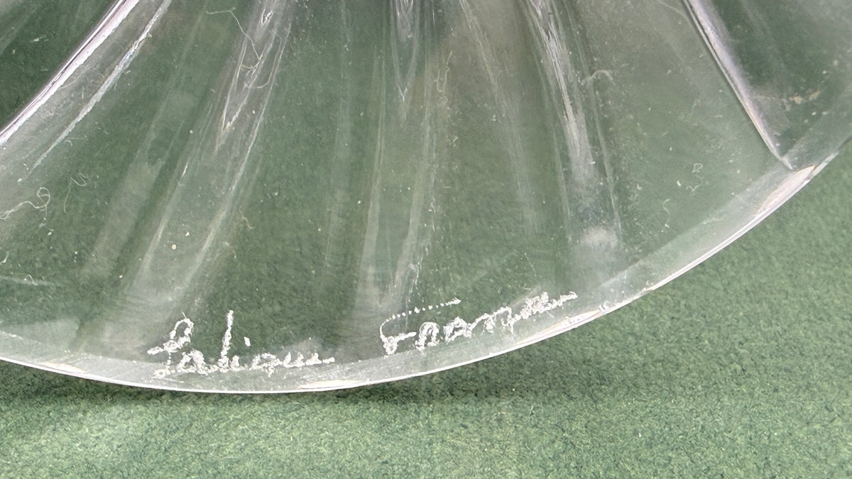 Lalique Rambouillet, lot de six coupes, photographie 8